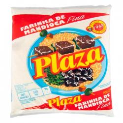 FARINHA DE MANDIOCA FINA PLAZA PCTE 500G