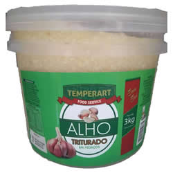 ALHO TRITURADO TEMPERART 3KG