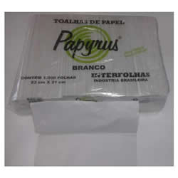 TOALHA INTERFOLHA BRANCA PCT 1000