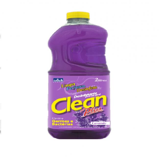 DESINFETANTE CLEAN PLUS - LAVANDA 2L