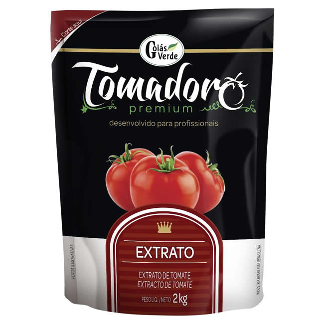 EXTRATO DE TOMATE TOMADORO SACHE 2 KG