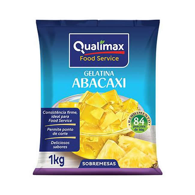 GELATINA DE ABACAXI QUALIMAX 1 KG