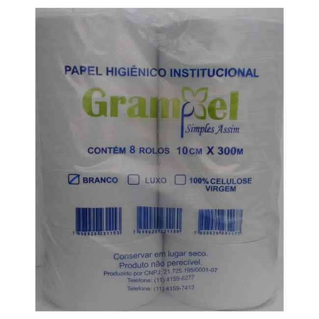 PAPEL HIGIENICO 300M SOFTEL FD C/8