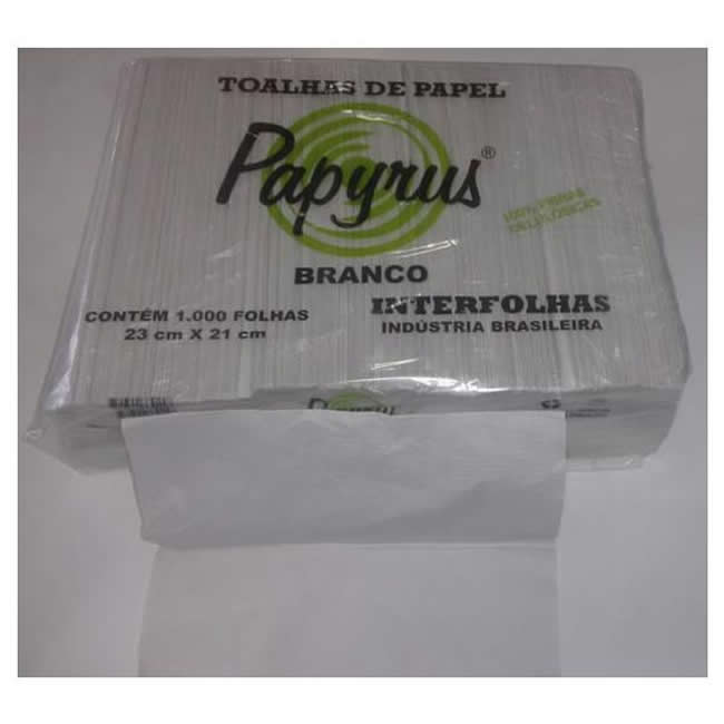 TOALHA INTERFOLHA BRANCA PCT 1000